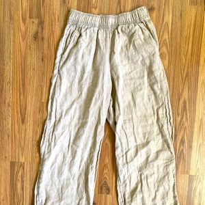Tahari 100% linen pants